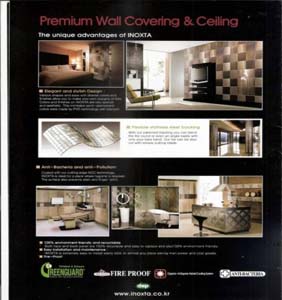 Diskon 50 persen all Inoxta stainless steel wall covering products2